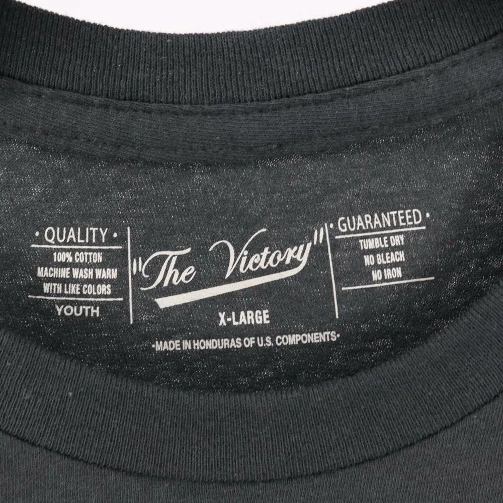 Wichita‎ State Unisex Youth The Victory T-Shirt Black Yellow Short Sleeve XL New